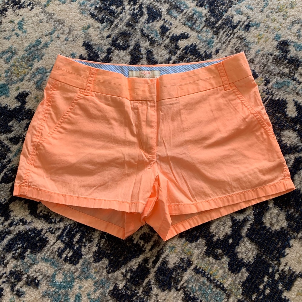 J crew orange shorts